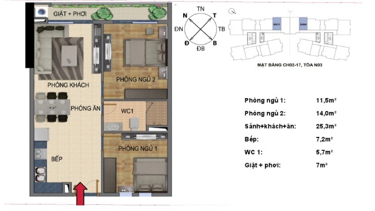Thiết kế căn hộ 02