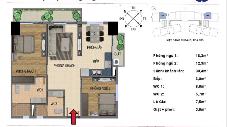 Thiết kế căn hộ 15
