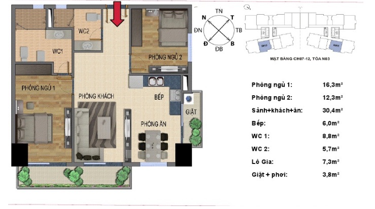 Thiết kế căn hộ 07