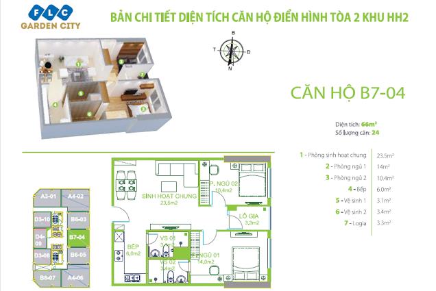 Thiết kế căn hộ B7 - 04