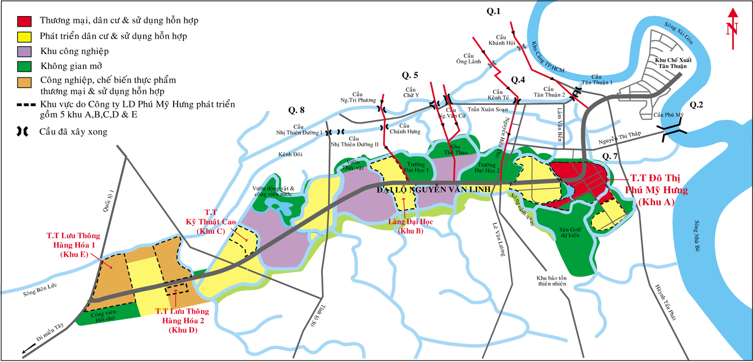 Vị trí của Phú Mỹ Hưng | ảnh 1