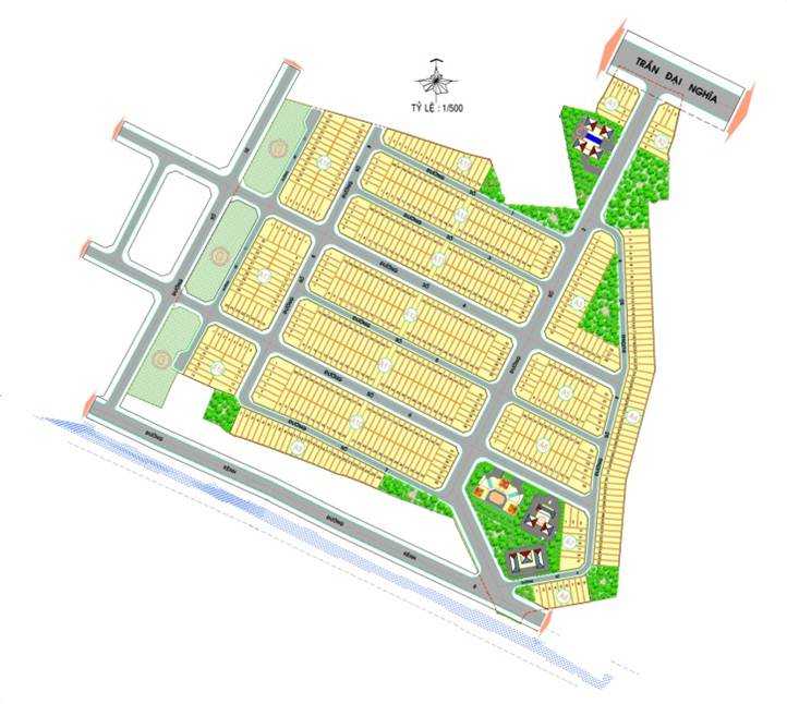 Mặt bằng phân lô dự án