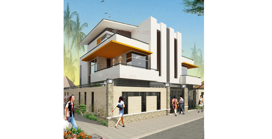 Biệt thự song lập Hưng Phú 2