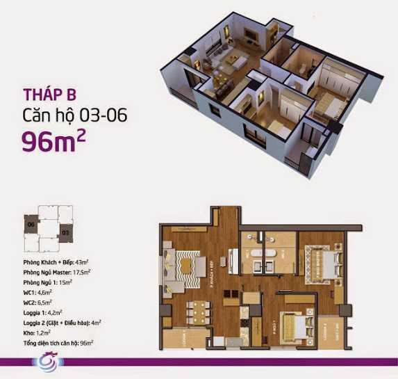 Thiết kế căn hộ 03-06