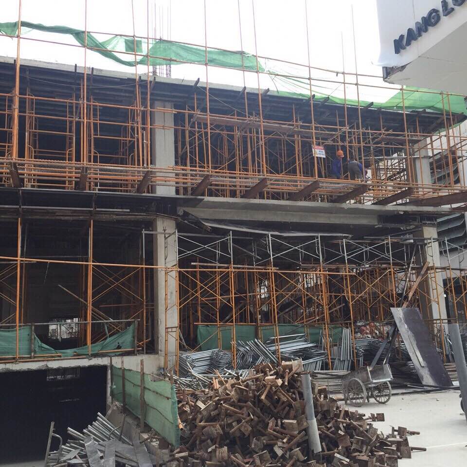 Dự án Hong Kong Tower đang thi công tới mặt sàn tầng 3, tiến độ dự án chủ đầu tư đưa ra là 8 ngày/sàn.