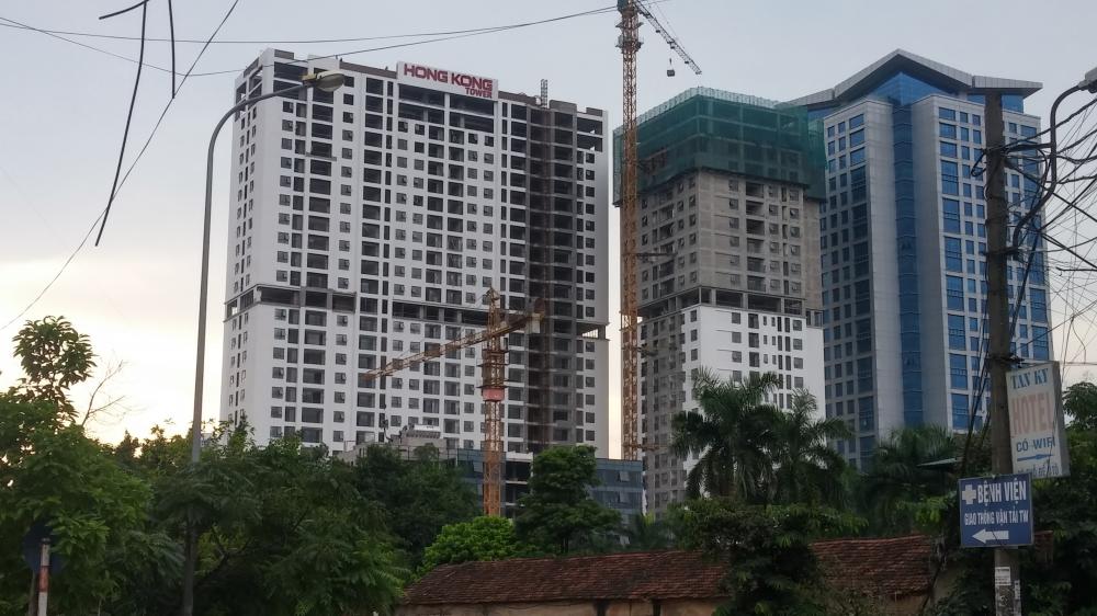 Dự án đang sơn bên ngoài