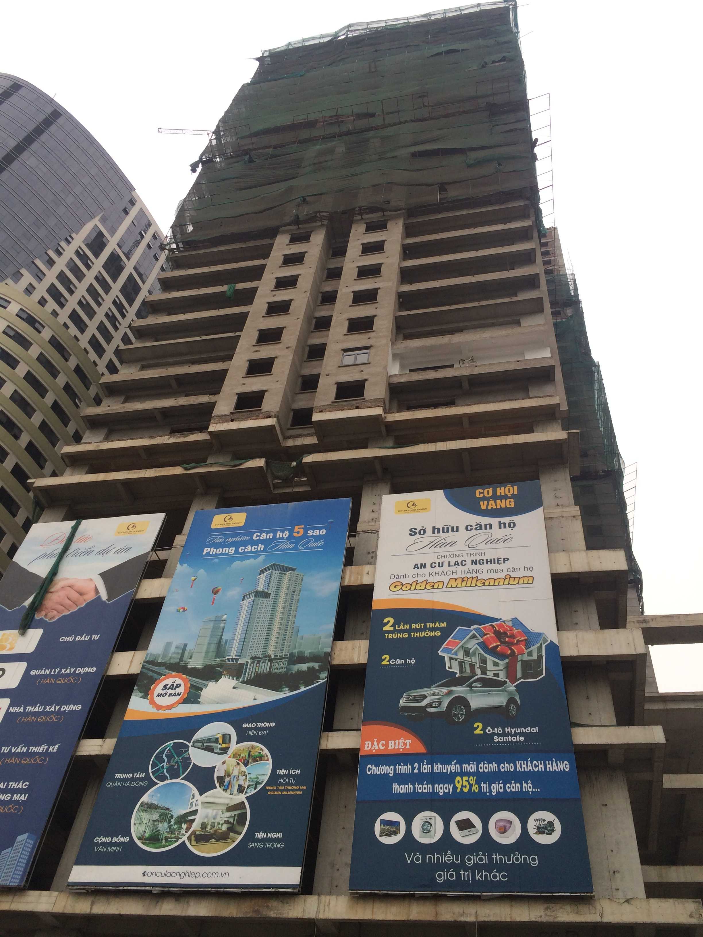 Dự án đã cất nóc