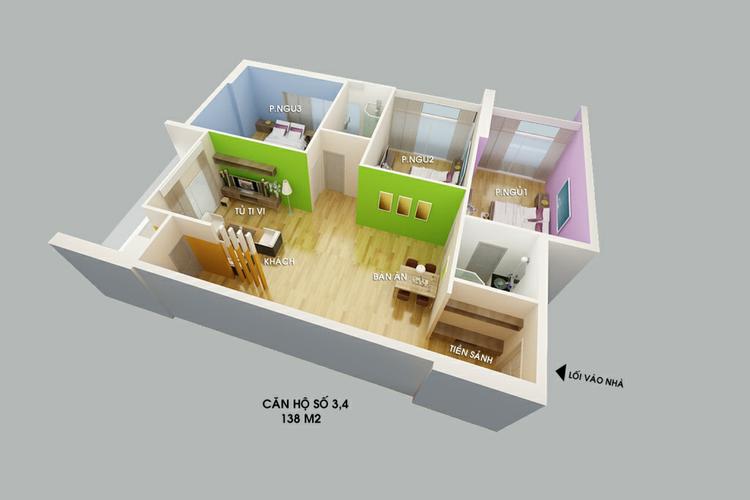 Thiết kế căn hộ số 3, 4