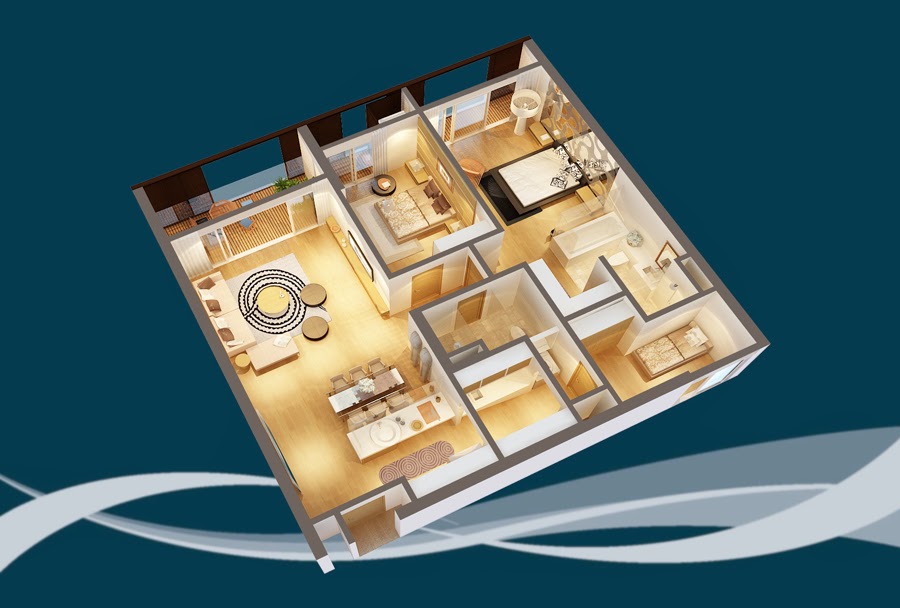 Thiết kế căn hộ CH5A