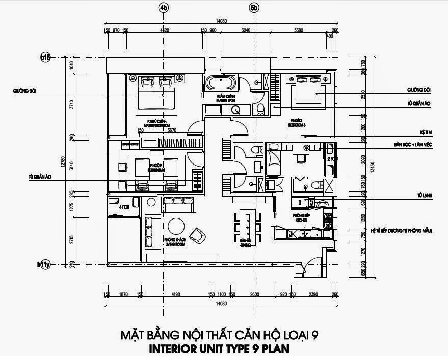 Thiết kế căn hộ CH9