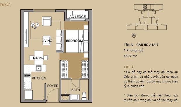 Thiết kế căn hộ A1A-7