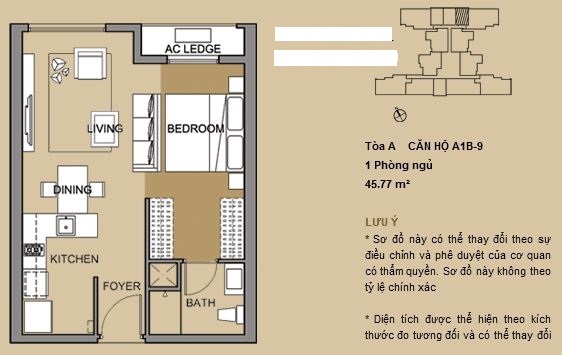 Thiết kế căn hộ A1B-9