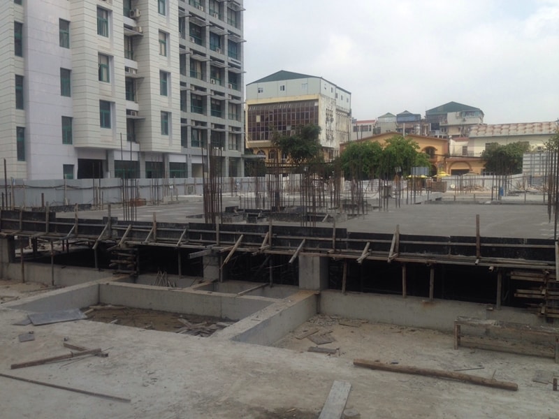 Dự án đang thi công phần thân