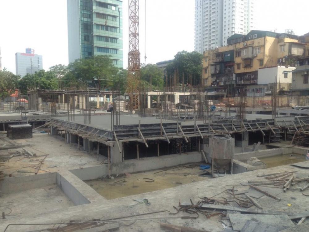 Dự án đang thi công phần thân