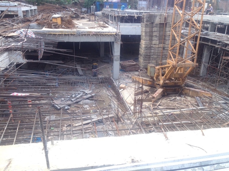 Dự án đang thi công phần thân