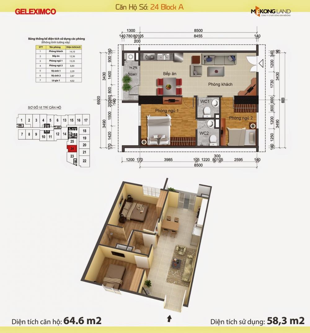 Thiết kế căn hộ 24A