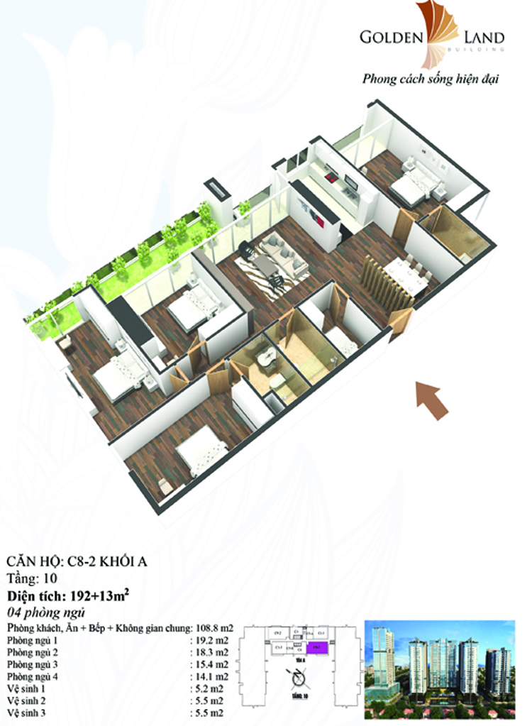 Thiết kế căn hộ C8-2