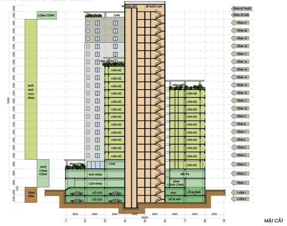 Toà nhà hỗn hợp Vườn Đào