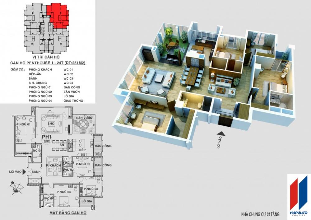 Thiết kế căn Penthouse 1