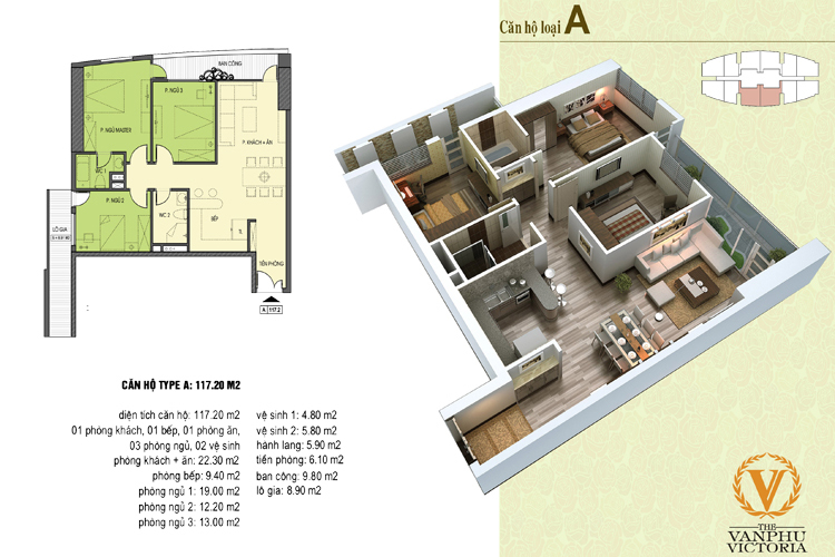 Căn hộ loại A