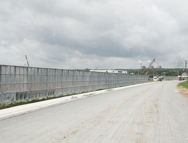 Dự án đang hoàn thiện hạ tầng