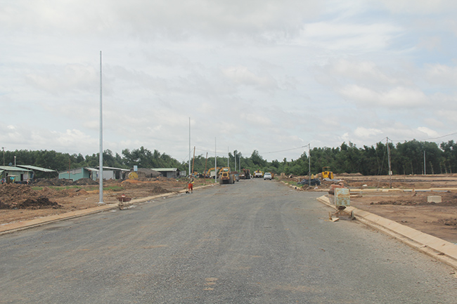 Dự án đang hoàn thiện hạ tầng