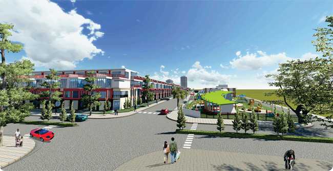 Nhà phố Đức Hòa Residence 2