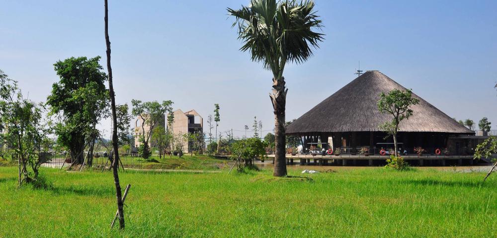 Dự án đã hoàn thiện hạ tầng, đang thi công nhà phố