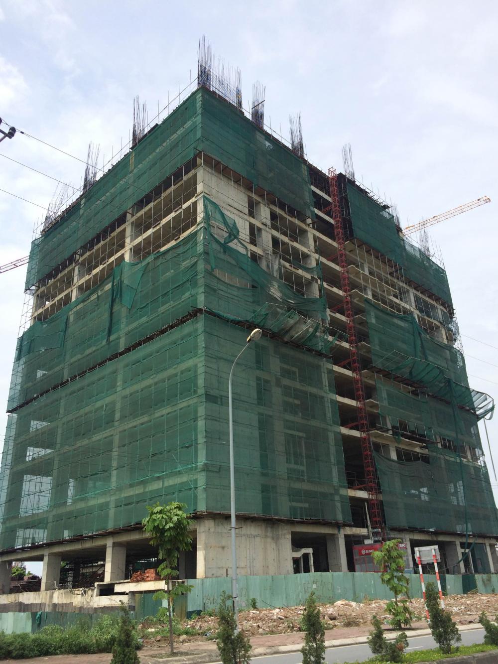 Dự án vẫn đang thi công tầng 13