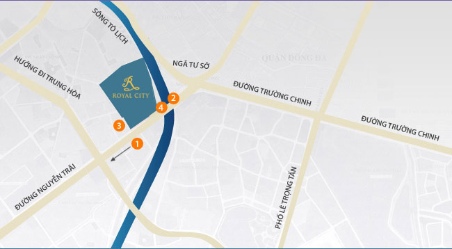 Vị trí của Royal City | ảnh 1