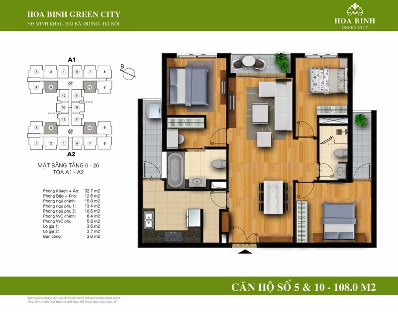 Thiết kế căn hộ 05, 10