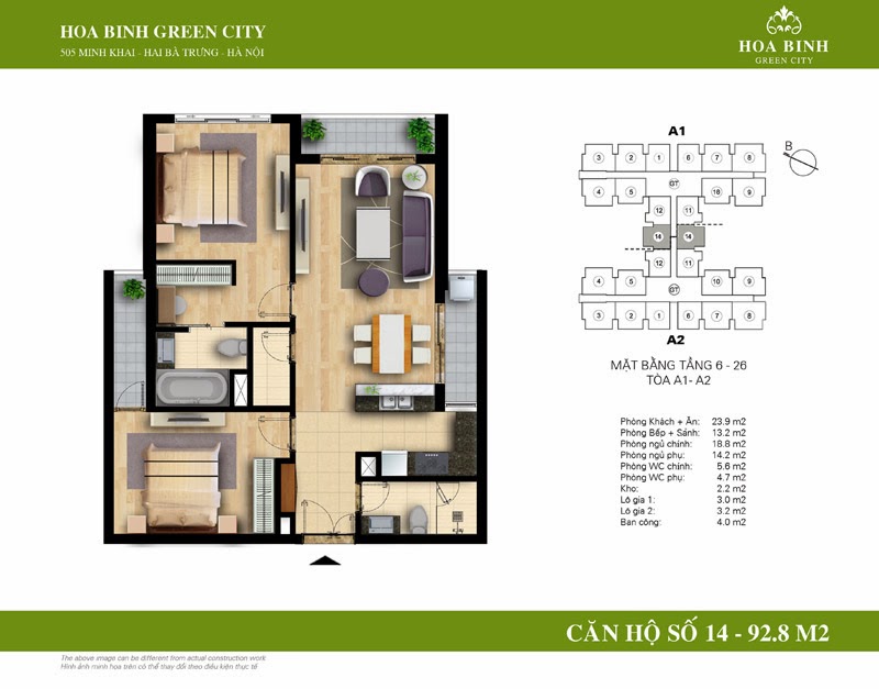 Thiết kế căn hộ 14