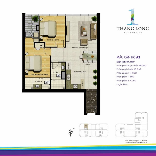 Thiết kế căn hộ A2