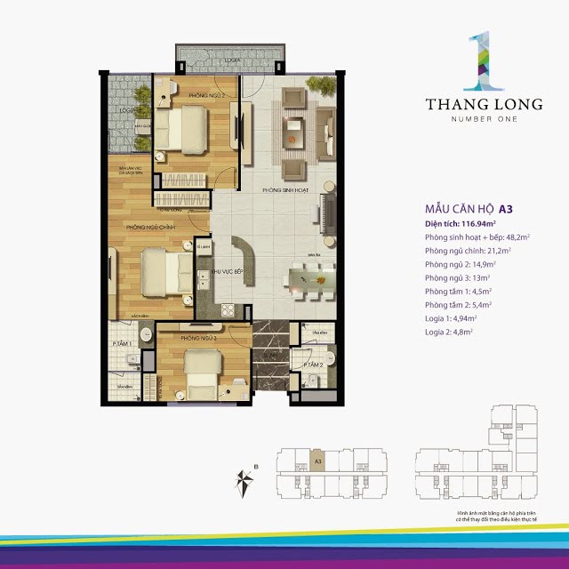 Thiết kế căn hộ A3