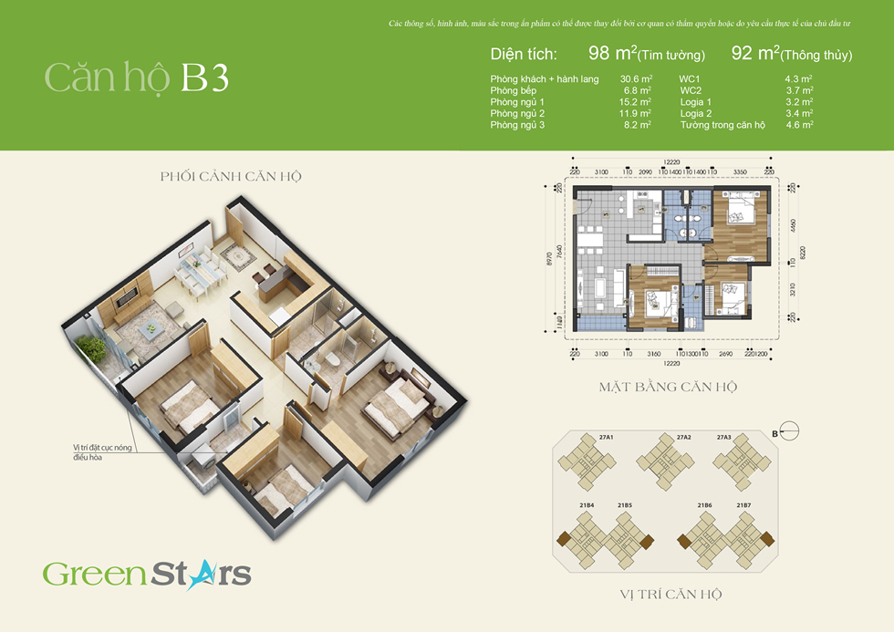 Thiết kế căn hộ B3
