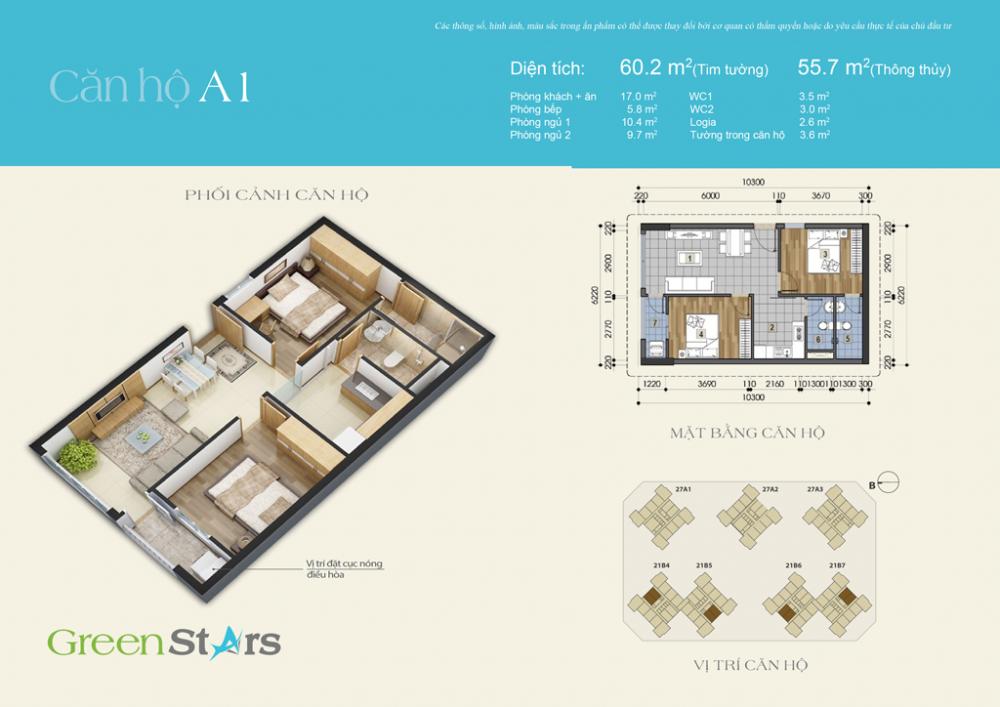 Thiết kế căn hộ A1