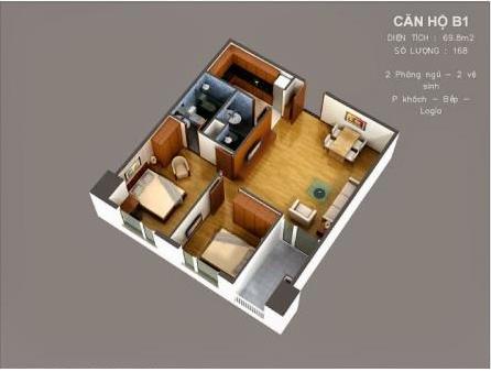 Thiết kế căn hộ B1