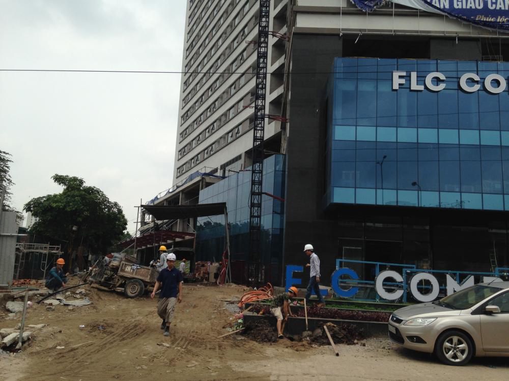 Dự án đang lăp đặt, hoàn thiện nốt tiền cảnh để chuẩn bị bàn giao