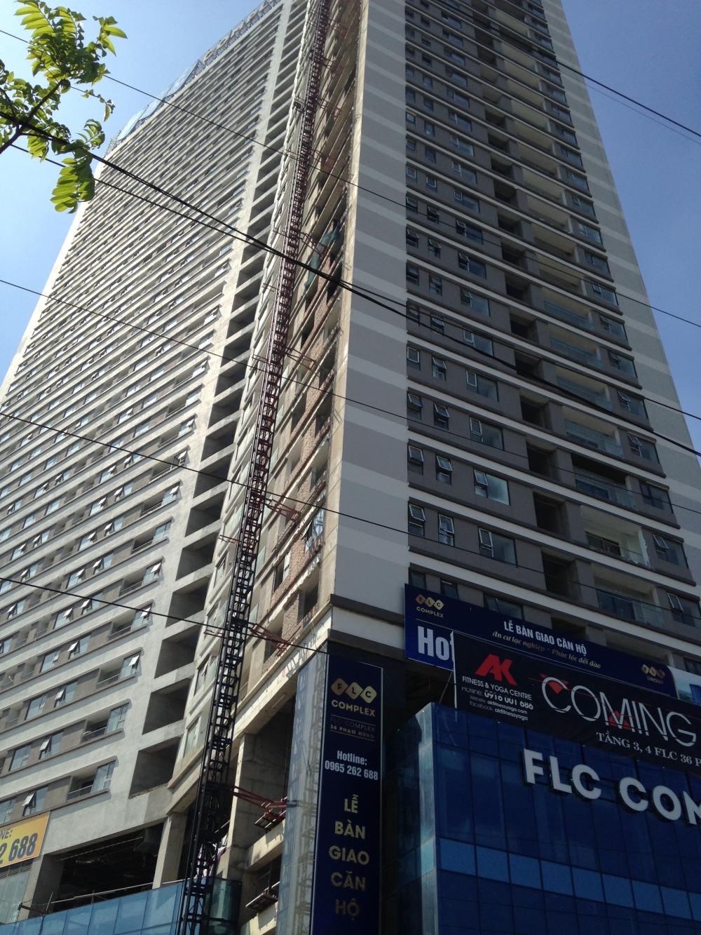 Dự án đã hoàn thành cơ bản, đang hoàn thiện nốt lắp đặt kính và khuôn viên tiền cảnh tòa nhà