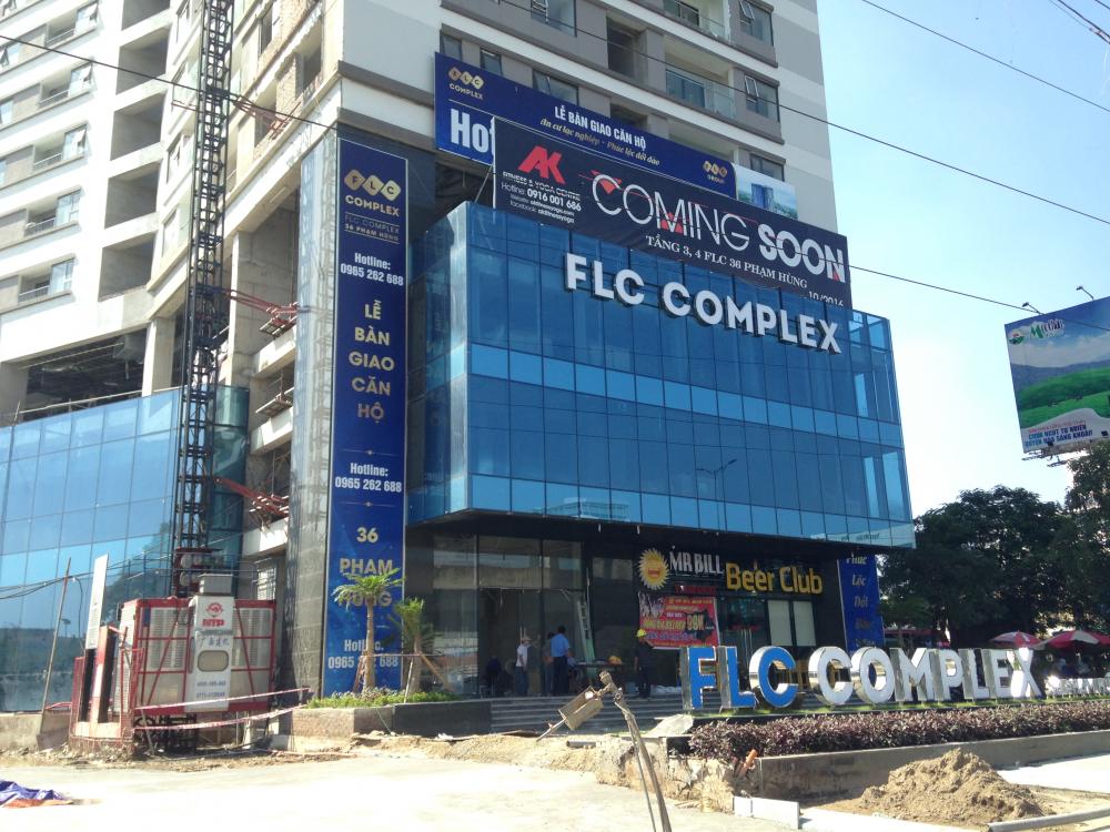 Dự án đã hoàn thành cơ bản, đang hoàn thiện nốt lắp đặt kính và khuôn viên tiền cảnh tòa nhà
