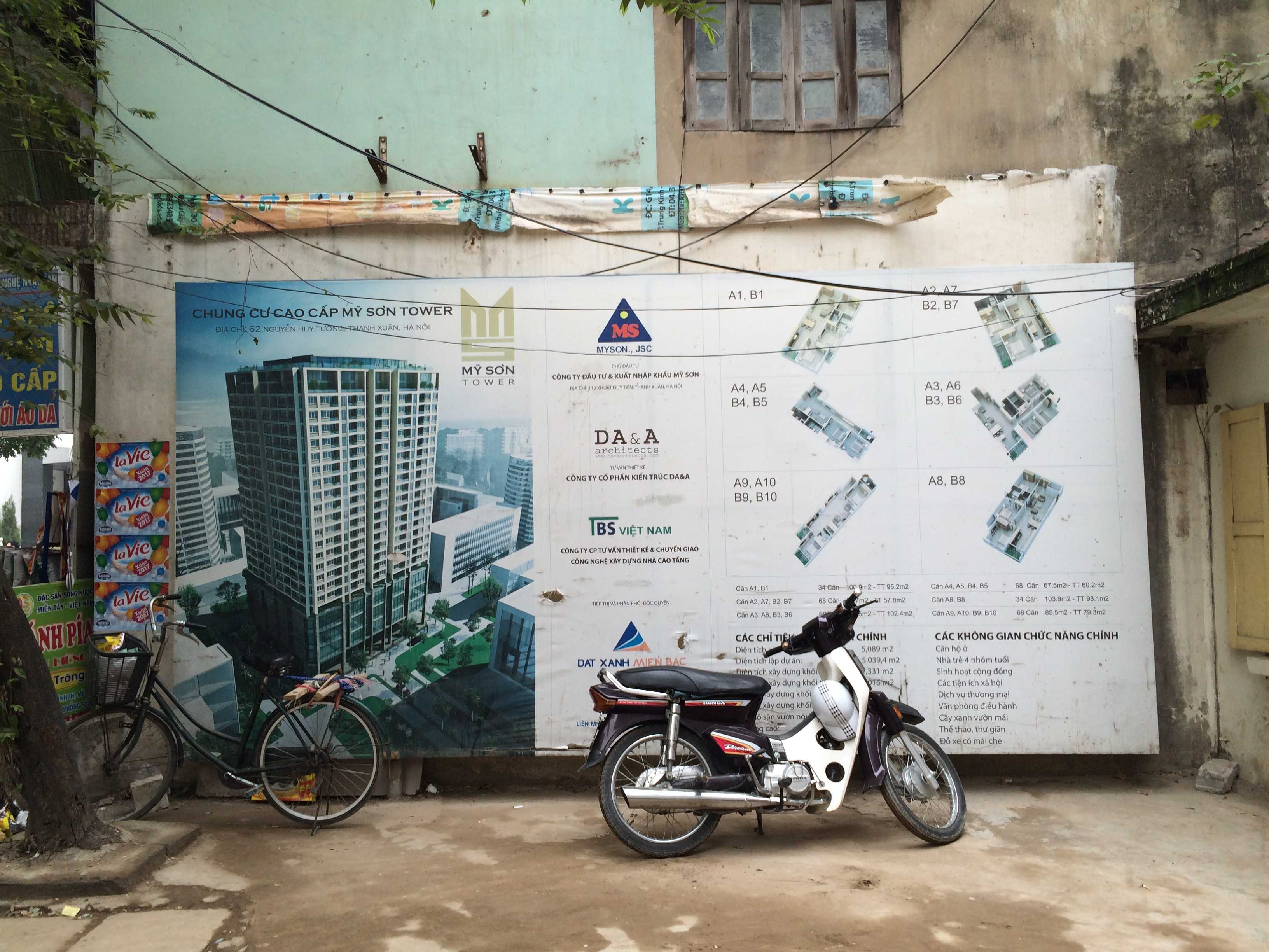 Dự án đang thi công tới mặt sàn tầng 9