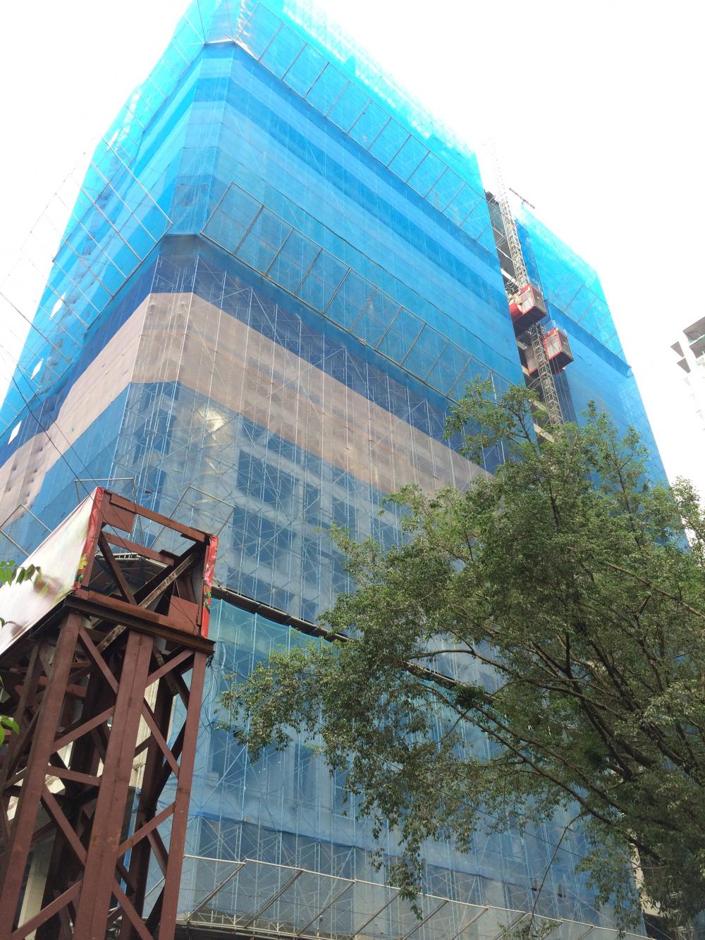 Dự án đang thi công tới mặt sàn tầng 22