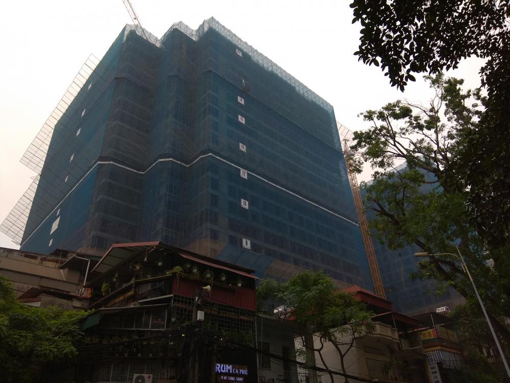 Dự án đang thi công tới tầng 22