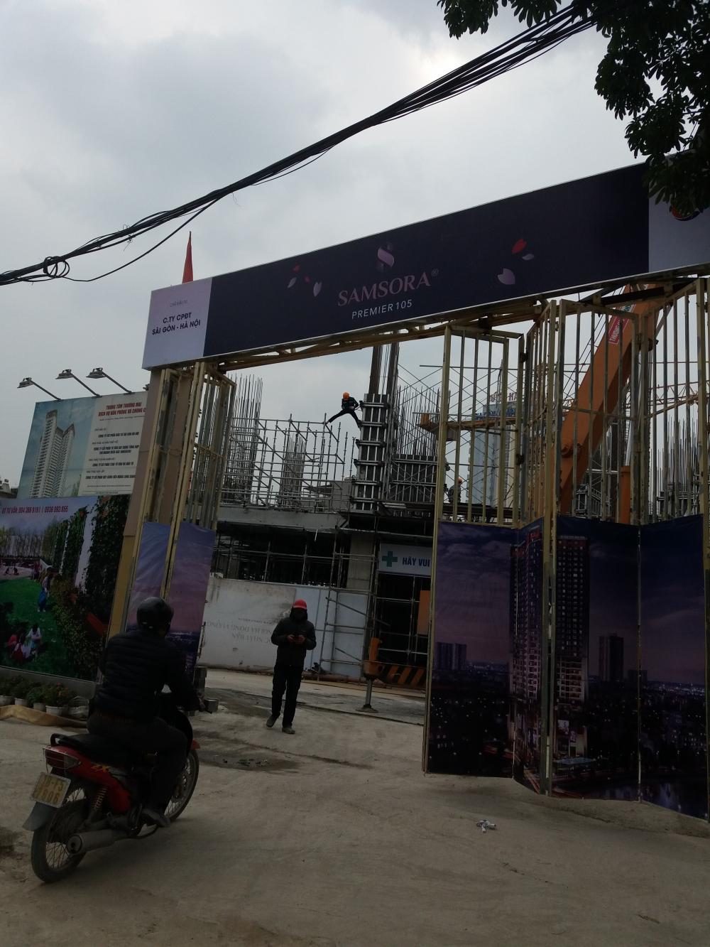 Dự án đang thi công tầng 2