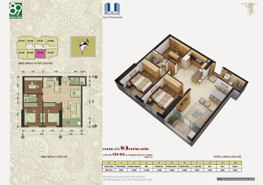 Thiết kế căn hộ CH-04
