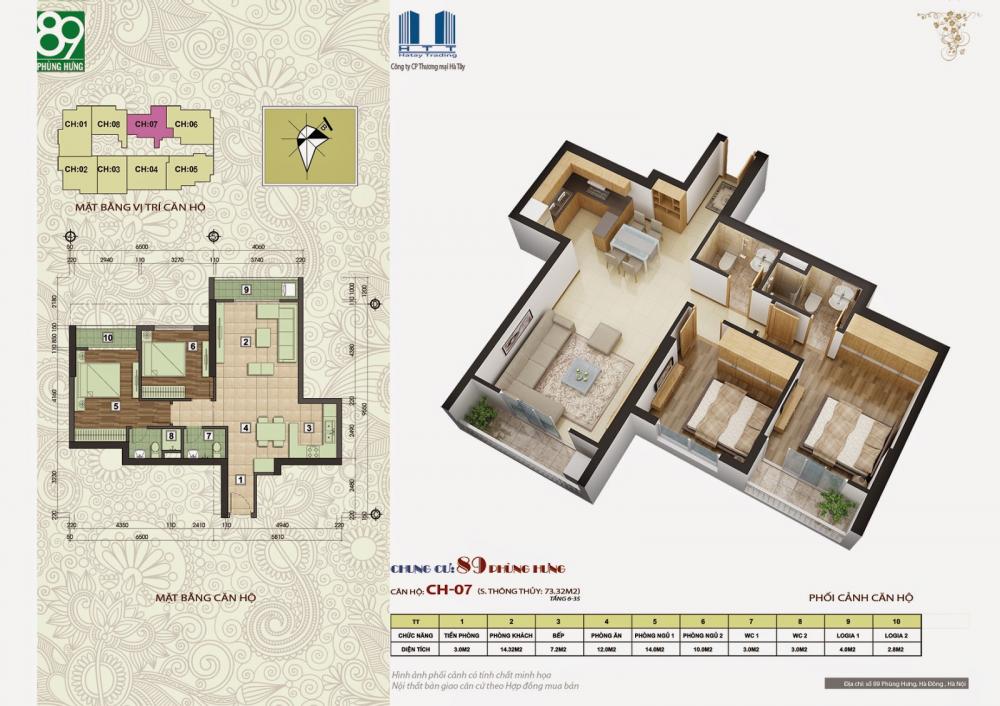 Thiết kế căn hộ CH-07