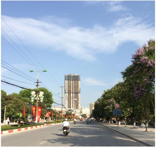 Dự án đang hoàn thiện phần thô