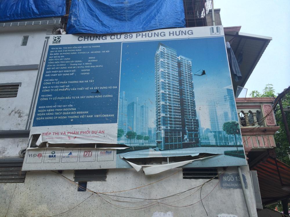 Dự án đã cất nóc