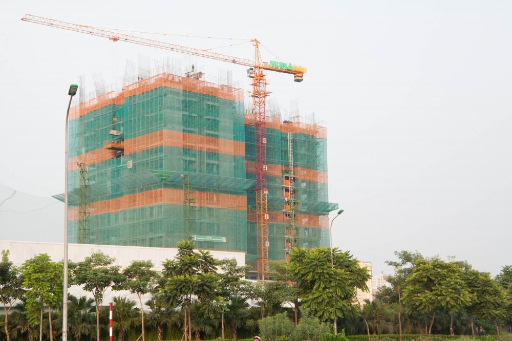 Dự án đang thi công mặt sàn tầng 16