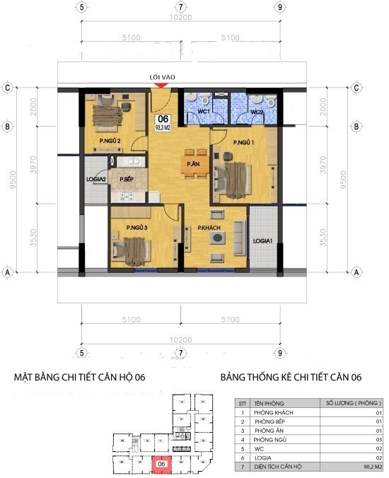 Thiết kế căn hộ 06